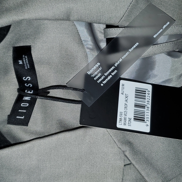 NEW Lioness Miami Vice Crop Jacket Blazer - Picture 5 of 5